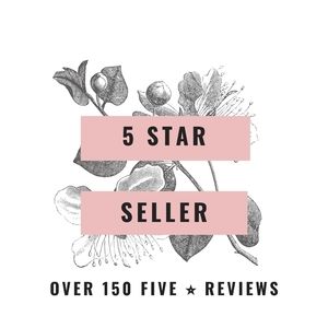 Shop with confidence - Over 150 Five ☆ Ratings